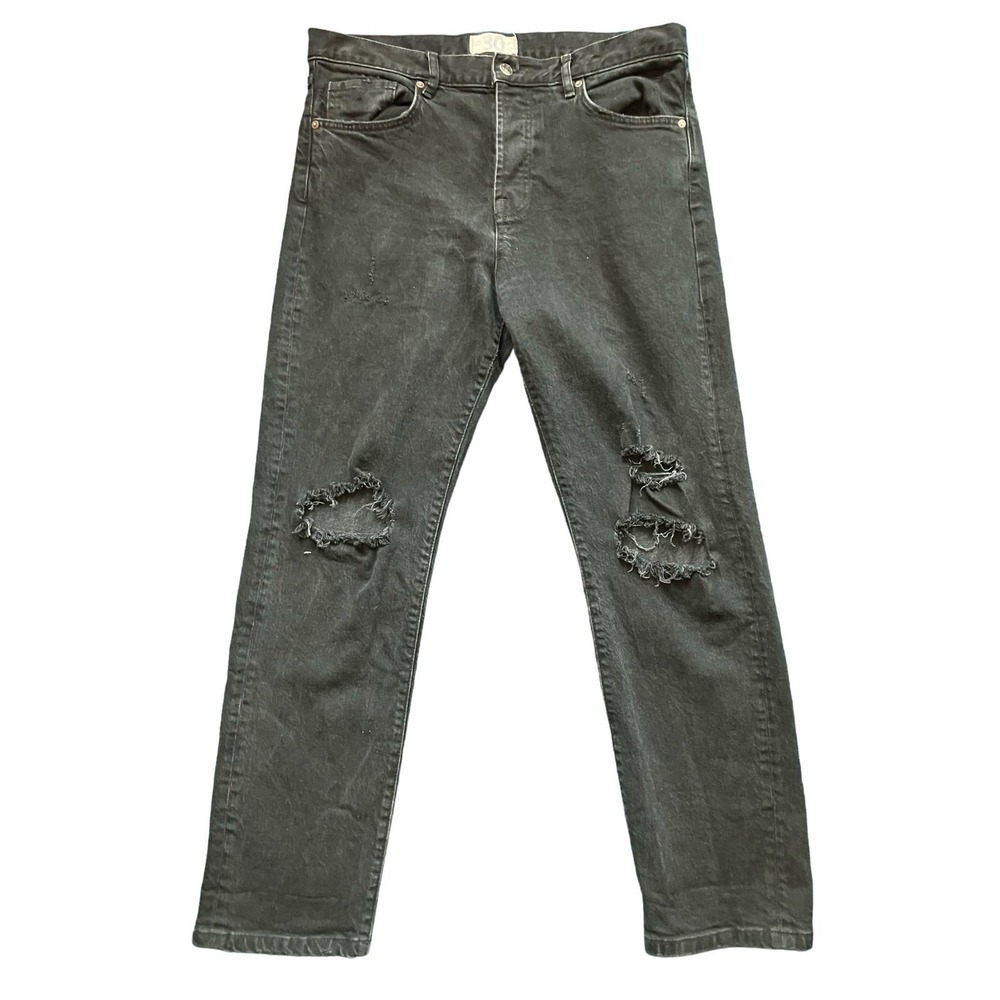 Free People x We The Free High Rise Bren Boyfriend Jean Black Magic Size 30